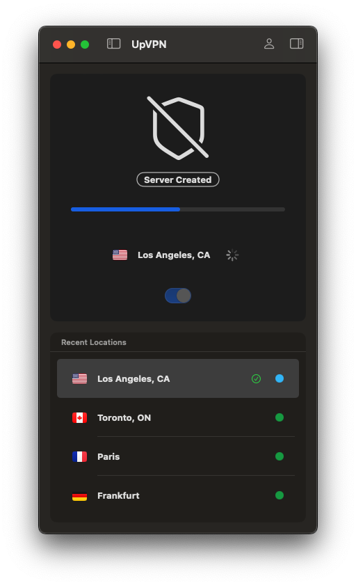 Server Created